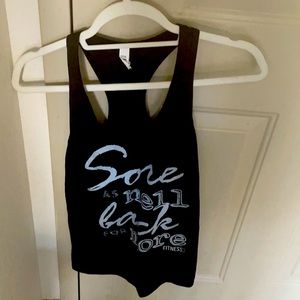 “Sore as Hell Back for more” Racerback Fitness Tank Top